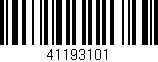 Código de barras (EAN, GTIN, SKU, ISBN): '41193101'