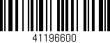 Código de barras (EAN, GTIN, SKU, ISBN): '41196600'