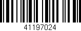 Código de barras (EAN, GTIN, SKU, ISBN): '41197024'