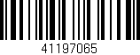 Código de barras (EAN, GTIN, SKU, ISBN): '41197065'