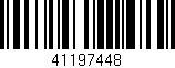 Código de barras (EAN, GTIN, SKU, ISBN): '41197448'