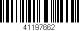 Código de barras (EAN, GTIN, SKU, ISBN): '41197662'