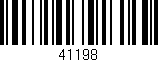 Código de barras (EAN, GTIN, SKU, ISBN): '41198'