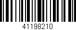 Código de barras (EAN, GTIN, SKU, ISBN): '41198210'