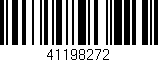 Código de barras (EAN, GTIN, SKU, ISBN): '41198272'