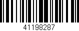 Código de barras (EAN, GTIN, SKU, ISBN): '41198287'