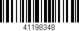 Código de barras (EAN, GTIN, SKU, ISBN): '41198348'