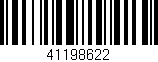 Código de barras (EAN, GTIN, SKU, ISBN): '41198622'