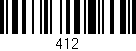 Código de barras (EAN, GTIN, SKU, ISBN): '412'