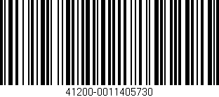 Código de barras (EAN, GTIN, SKU, ISBN): '41200-0011405730'