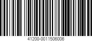 Código de barras (EAN, GTIN, SKU, ISBN): '41200-0011506006'