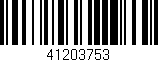 Código de barras (EAN, GTIN, SKU, ISBN): '41203753'