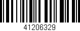 Código de barras (EAN, GTIN, SKU, ISBN): '41206329'