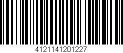 Código de barras (EAN, GTIN, SKU, ISBN): '4121141201227'