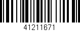 Código de barras (EAN, GTIN, SKU, ISBN): '41211671'