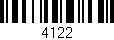 Código de barras (EAN, GTIN, SKU, ISBN): '4122'