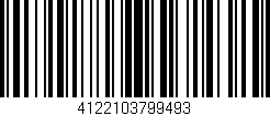 Código de barras (EAN, GTIN, SKU, ISBN): '4122103799493'