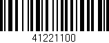 Código de barras (EAN, GTIN, SKU, ISBN): '41221100'