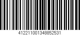 Código de barras (EAN, GTIN, SKU, ISBN): '412211001348852531'