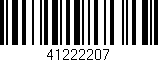 Código de barras (EAN, GTIN, SKU, ISBN): '41222207'