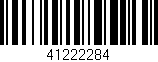 Código de barras (EAN, GTIN, SKU, ISBN): '41222284'