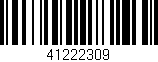 Código de barras (EAN, GTIN, SKU, ISBN): '41222309'