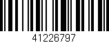 Código de barras (EAN, GTIN, SKU, ISBN): '41226797'