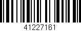 Código de barras (EAN, GTIN, SKU, ISBN): '41227161'