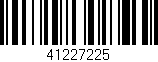 Código de barras (EAN, GTIN, SKU, ISBN): '41227225'