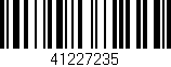 Código de barras (EAN, GTIN, SKU, ISBN): '41227235'
