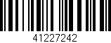 Código de barras (EAN, GTIN, SKU, ISBN): '41227242'