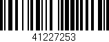 Código de barras (EAN, GTIN, SKU, ISBN): '41227253'