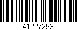Código de barras (EAN, GTIN, SKU, ISBN): '41227293'