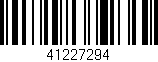 Código de barras (EAN, GTIN, SKU, ISBN): '41227294'