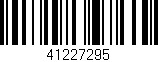 Código de barras (EAN, GTIN, SKU, ISBN): '41227295'