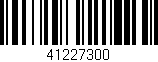 Código de barras (EAN, GTIN, SKU, ISBN): '41227300'
