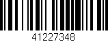Código de barras (EAN, GTIN, SKU, ISBN): '41227348'