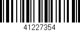 Código de barras (EAN, GTIN, SKU, ISBN): '41227354'