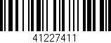 Código de barras (EAN, GTIN, SKU, ISBN): '41227411'
