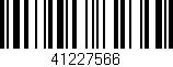 Código de barras (EAN, GTIN, SKU, ISBN): '41227566'