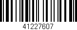 Código de barras (EAN, GTIN, SKU, ISBN): '41227607'