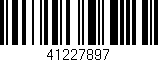 Código de barras (EAN, GTIN, SKU, ISBN): '41227897'