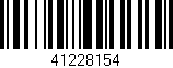 Código de barras (EAN, GTIN, SKU, ISBN): '41228154'