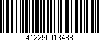 Código de barras (EAN, GTIN, SKU, ISBN): '412290013488'