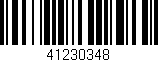 Código de barras (EAN, GTIN, SKU, ISBN): '41230348'