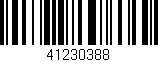 Código de barras (EAN, GTIN, SKU, ISBN): '41230388'