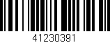 Código de barras (EAN, GTIN, SKU, ISBN): '41230391'