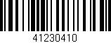 Código de barras (EAN, GTIN, SKU, ISBN): '41230410'