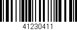 Código de barras (EAN, GTIN, SKU, ISBN): '41230411'