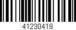 Código de barras (EAN, GTIN, SKU, ISBN): '41230419'